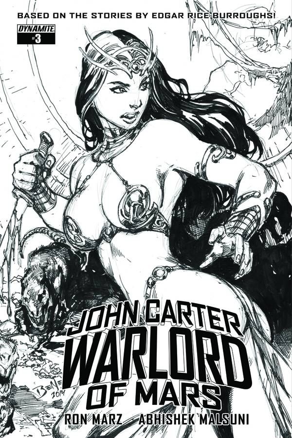 John Carter, Warlord of Mars #3 (20 Copy Benes B&amp;w Cover)