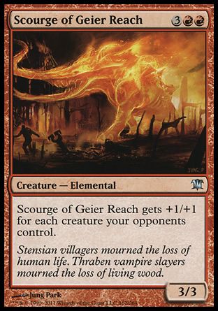 Scourge of Geier Reach (Innistrad) Trading Card