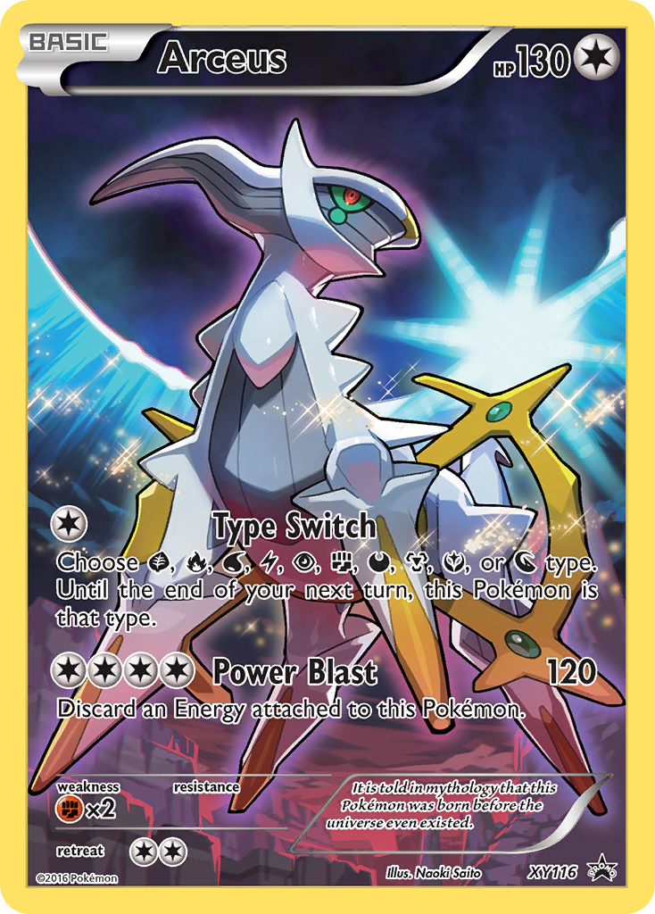 Arceus (XY116) - XY Black Star Promos Pokémon Card