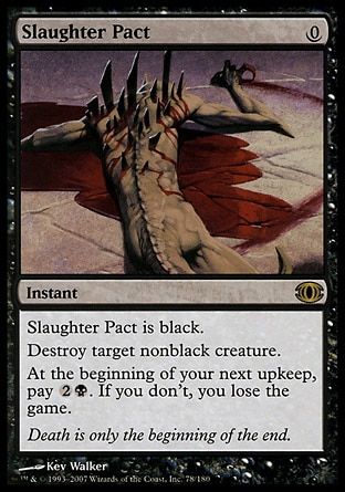 Slaughter Pact (Future Sight) Trading Card