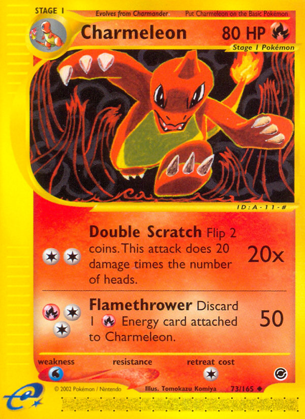 Charmeleon (73/165) - Expedition Base Set Pokémon Card