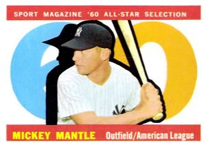 Mickey Mantle 1960 Topps #563