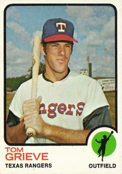 Tom Grieve 1973 Topps #579 Sports Card