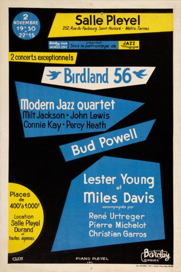 Birdland 56 featuring Miles Davis & Milt Jackson Salle Pleyel 1956