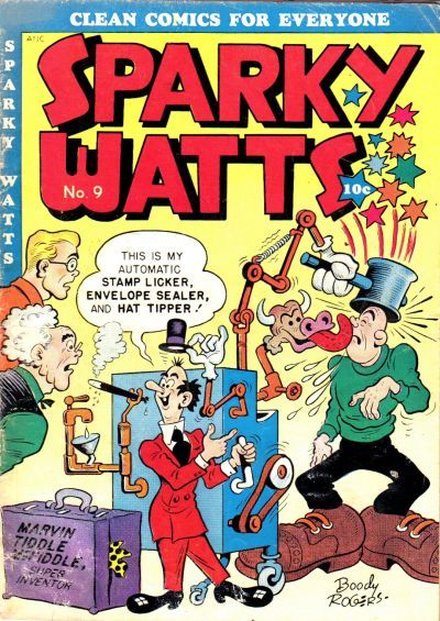 Sparky Watts #9 Comic