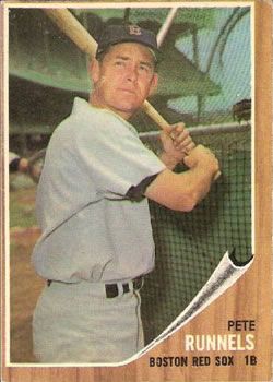 Pete Runnels 1962 Topps #3 Sports Card