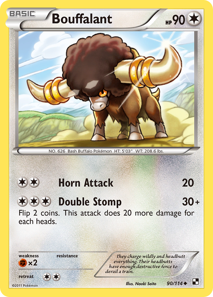 Bouffalant Pokémon Card