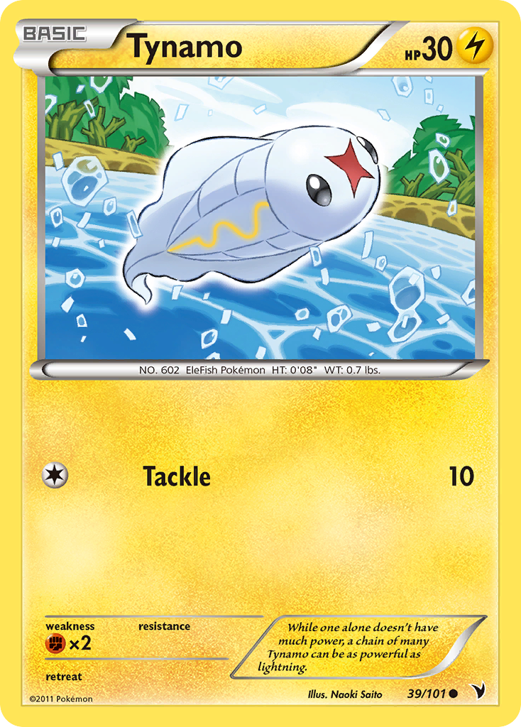 Tynamo (39/101) - Noble Victories Pokémon Card