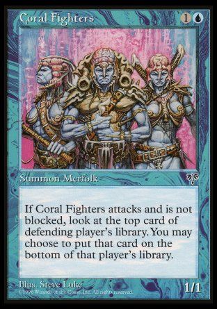 Coral Fighters (Mirage) Trading Card