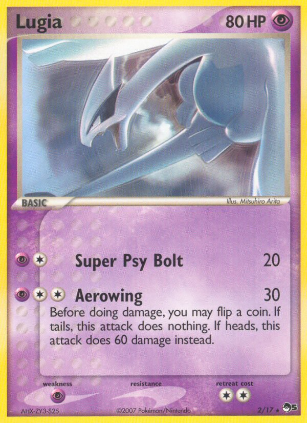 Lugia (2/17) - POP Series 5 Pokémon Card