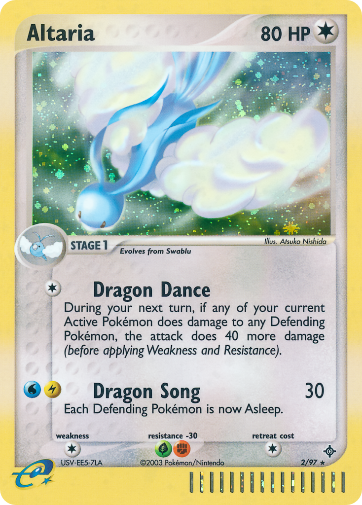 Altaria (2/97) - Dragon Pokémon Card