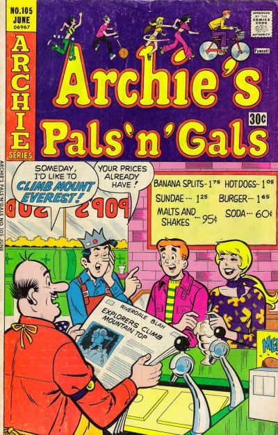 Archie's Pals 'N' Gals #105 Comic