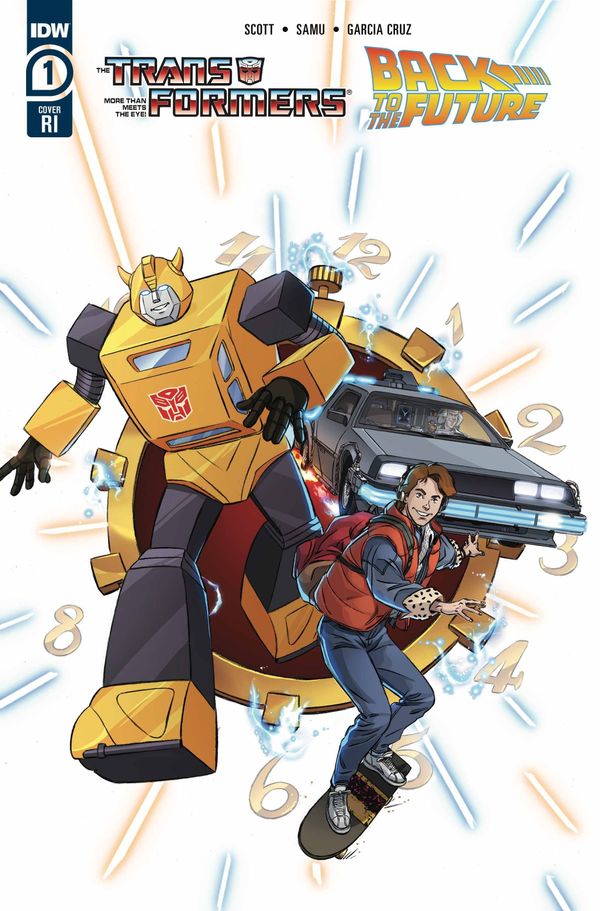 Transformers/Back To The Future #1 (Retailer Incentive Edition A)