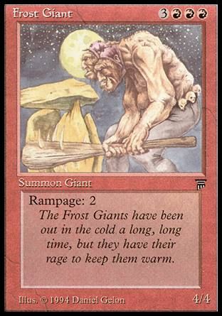 Frost Giant (Legends) Trading Card