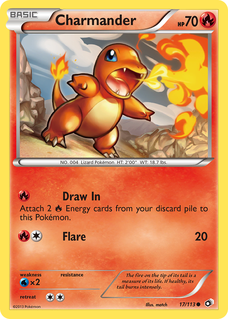 Charmander (17/113) - Legendary Treasures Pokémon Card