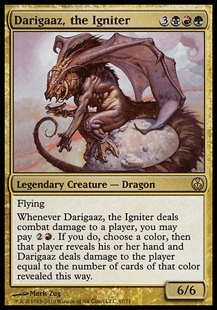 Darigaaz, the Igniter (Phyrexia vs. The Coalition) Trading Card