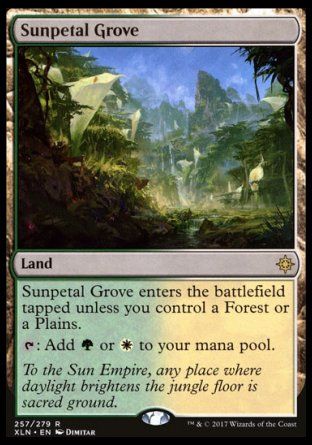 Sunpetal Grove (Ixalan) Trading Card