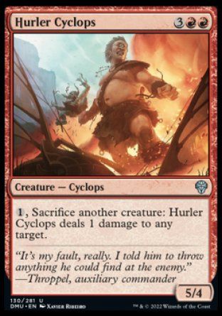 Hurler Cyclops (Dominaria United) Trading Card