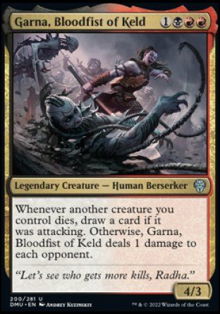 Garna, Bloodfist of Keld (Dominaria United) Trading Card