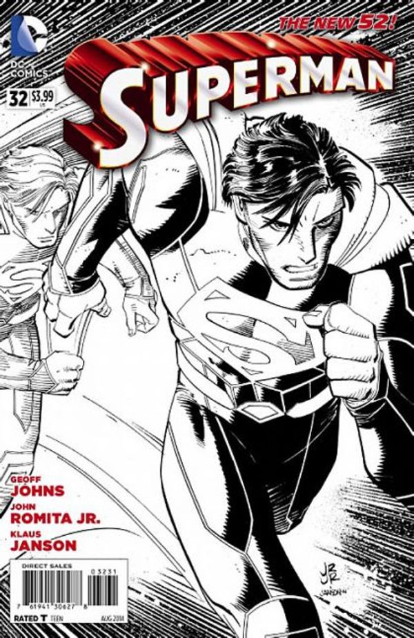 Superman #32 (Black &amp; White)