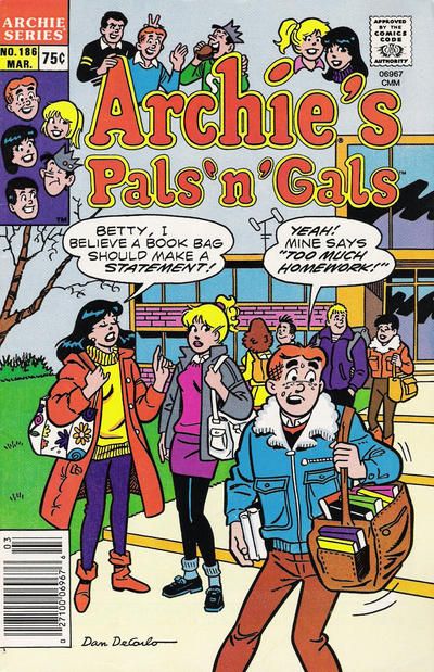 Archie's Pals 'N' Gals #186 Comic