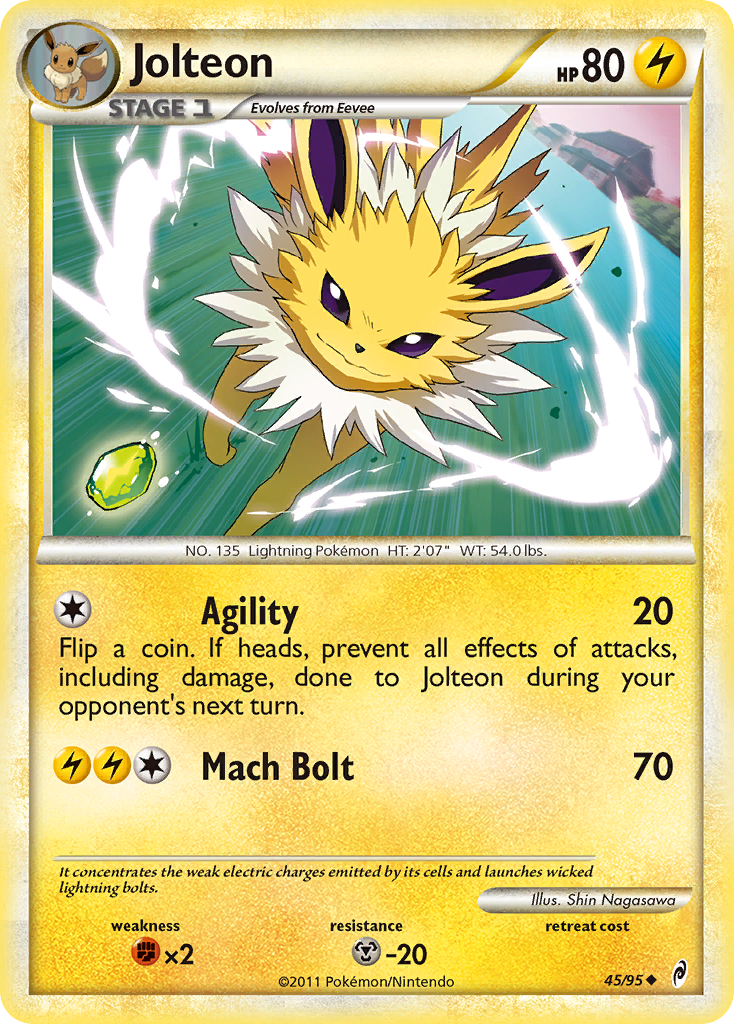 Jolteon (45/95) - Call of Legends Pokémon Card