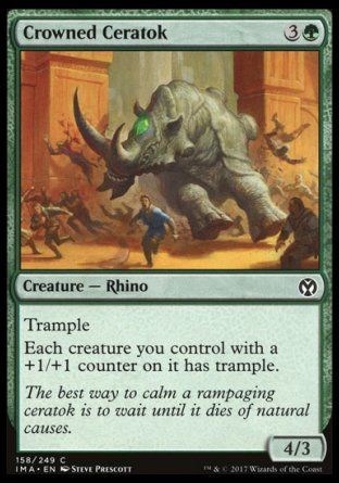 Crowned Ceratok (Iconic Masters) Trading Card