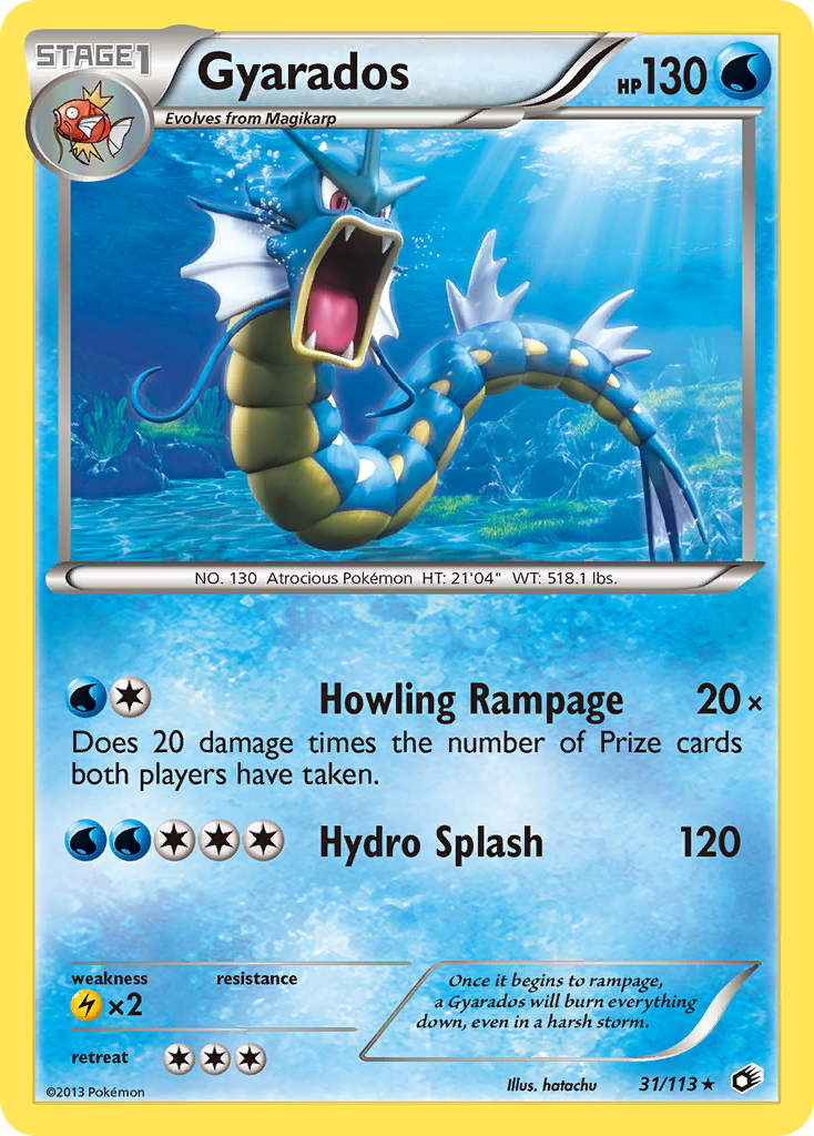 Gyarados (31/113) - Legendary Treasures Pokémon Card