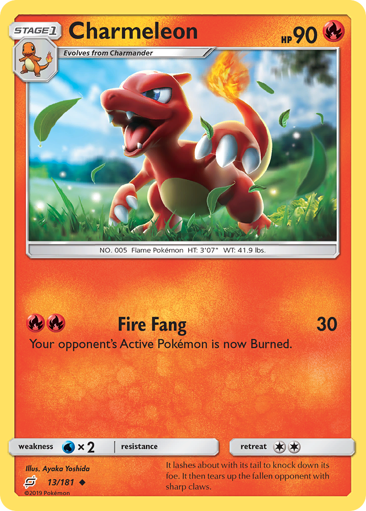 Charmeleon (13/181) - Team Up Pokémon Card