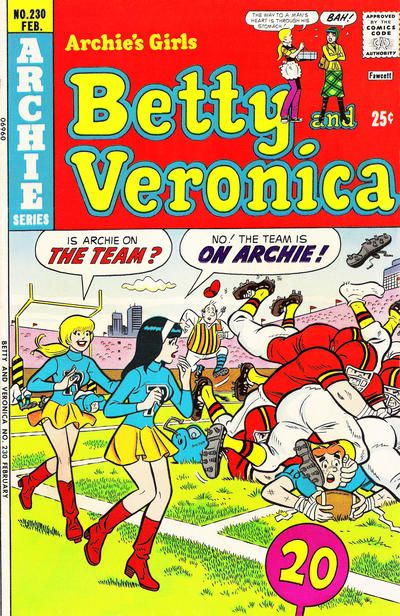 Archie's Girls Betty and Veronica #230 Comic