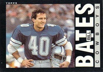 Bill Bates 1985 Topps #38 Sports Card
