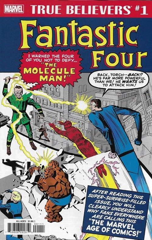 True Believers: Fantastic Four - Molecule Man Comic