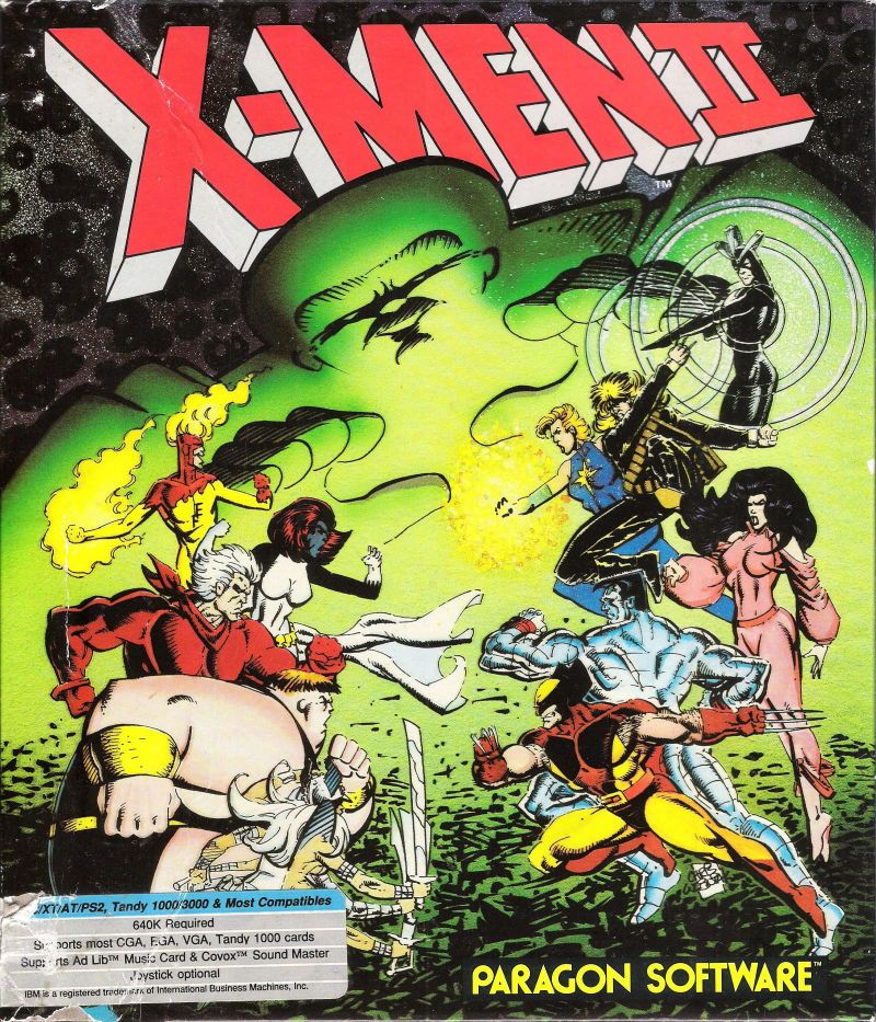 X-MEN II: The Fall of the Mutants [Tandy] Video Game