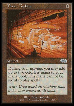 Thran Turbine (Urza's Saga) Trading Card