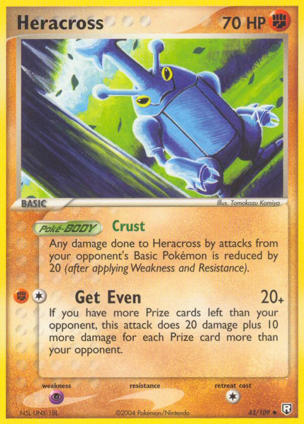 Heracross (43/109) - Team Rocket Returns Pokémon Card