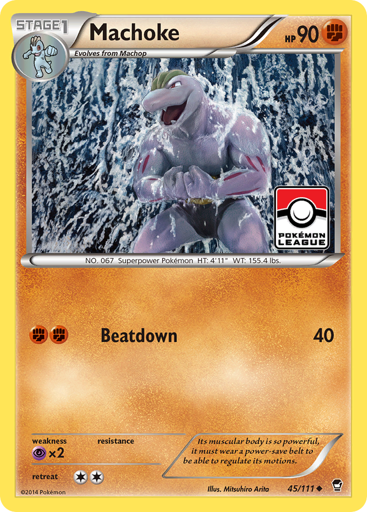 Machoke (45/111) - Furious Fists Pokémon Card