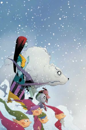 Tim Burtons The Nightmare Before Christmas The Shiver Of Christmas Town #3 (Cvr E Jae Lee Metal Virgin Variant)