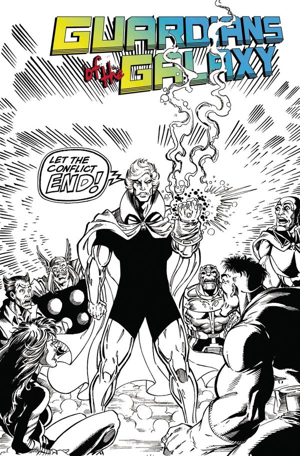 Guardians of the Galaxy #150 (Remastered Classic B&w Variant)