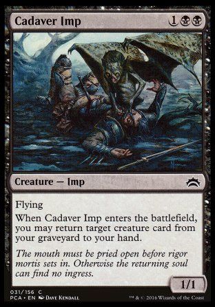 Cadaver Imp (Planechase Anthology decks) Trading Card