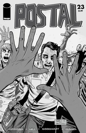 Postal #23 (Walking Dead Tribute Black & White Variant)