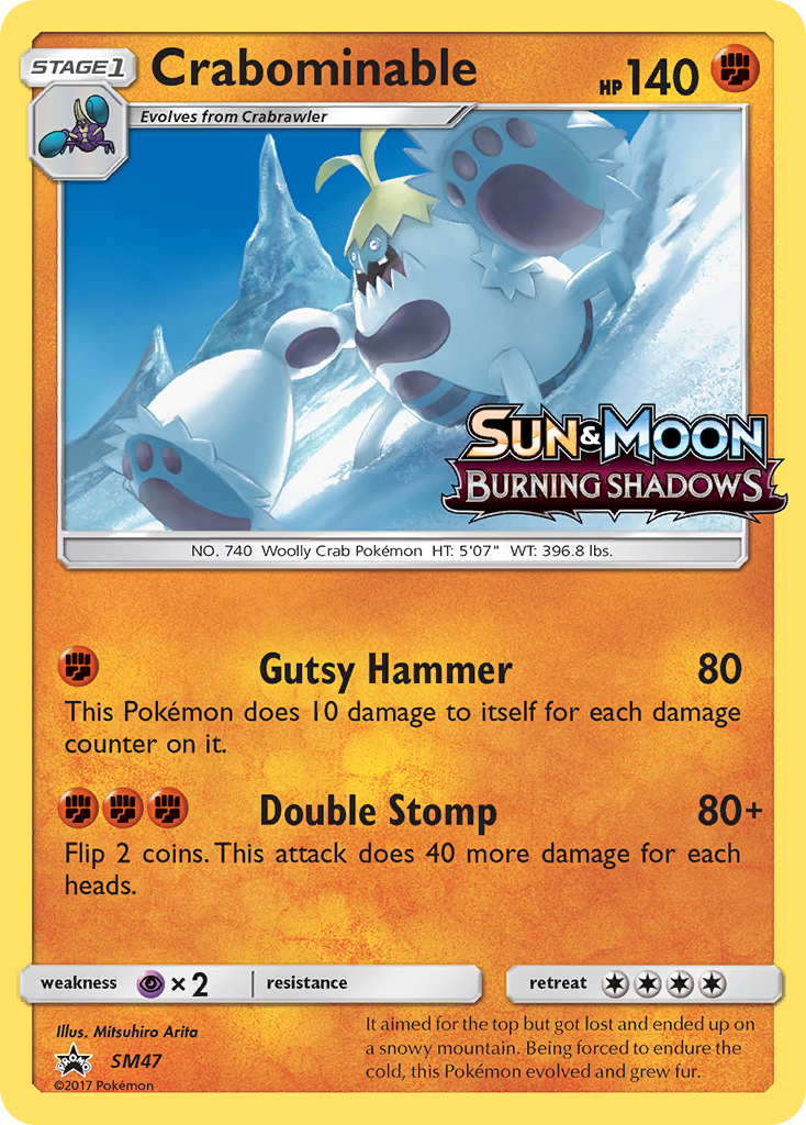 Crabominable (SM47) - SM Black Star Promos Pokémon Card