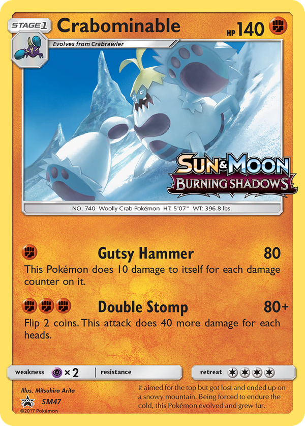 Crabominable (SM47) - SM Black Star Promos