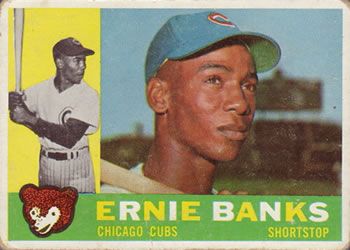 Ernie Banks 1960 Topps #10 Sports Card