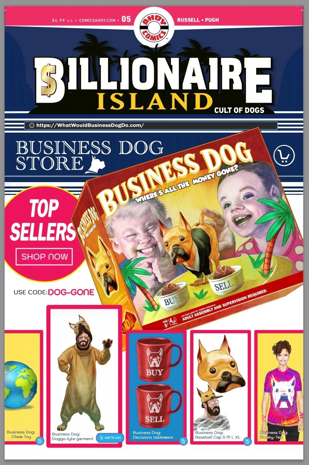 Billionaire Island: Cult of Dogs #5 Comic