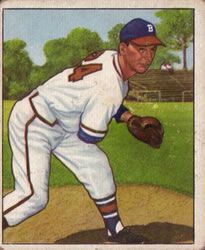 Vernon Bickford 1950 Bowman #57 Sports Card