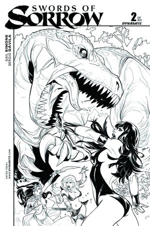 Swords of Sorrow #2 (20 Copy Lupacchino B&w Cover)