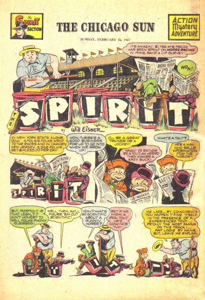 Spirit Section #2/16/1947 Comic