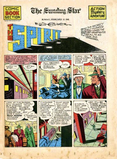 Spirit Section #2/23/1941 Comic