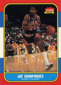 Jay Humphries 1986 Fleer #49 Sports Card