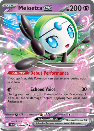 Meloetta ex (44/86) - Black Bolt